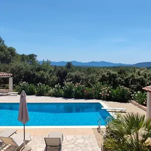  Vakantiehuis Lorgues, La Tourelle, Immense Piscine, Plongeoir, Vue, Au Grand Calme